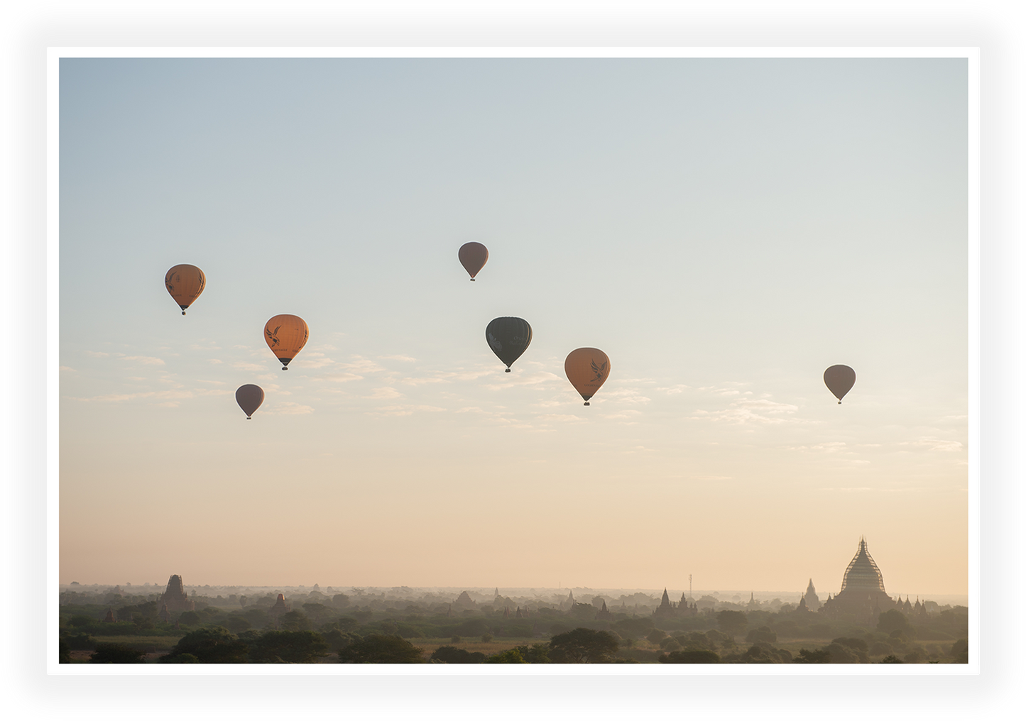 Myanmar - Balloons over Bagan