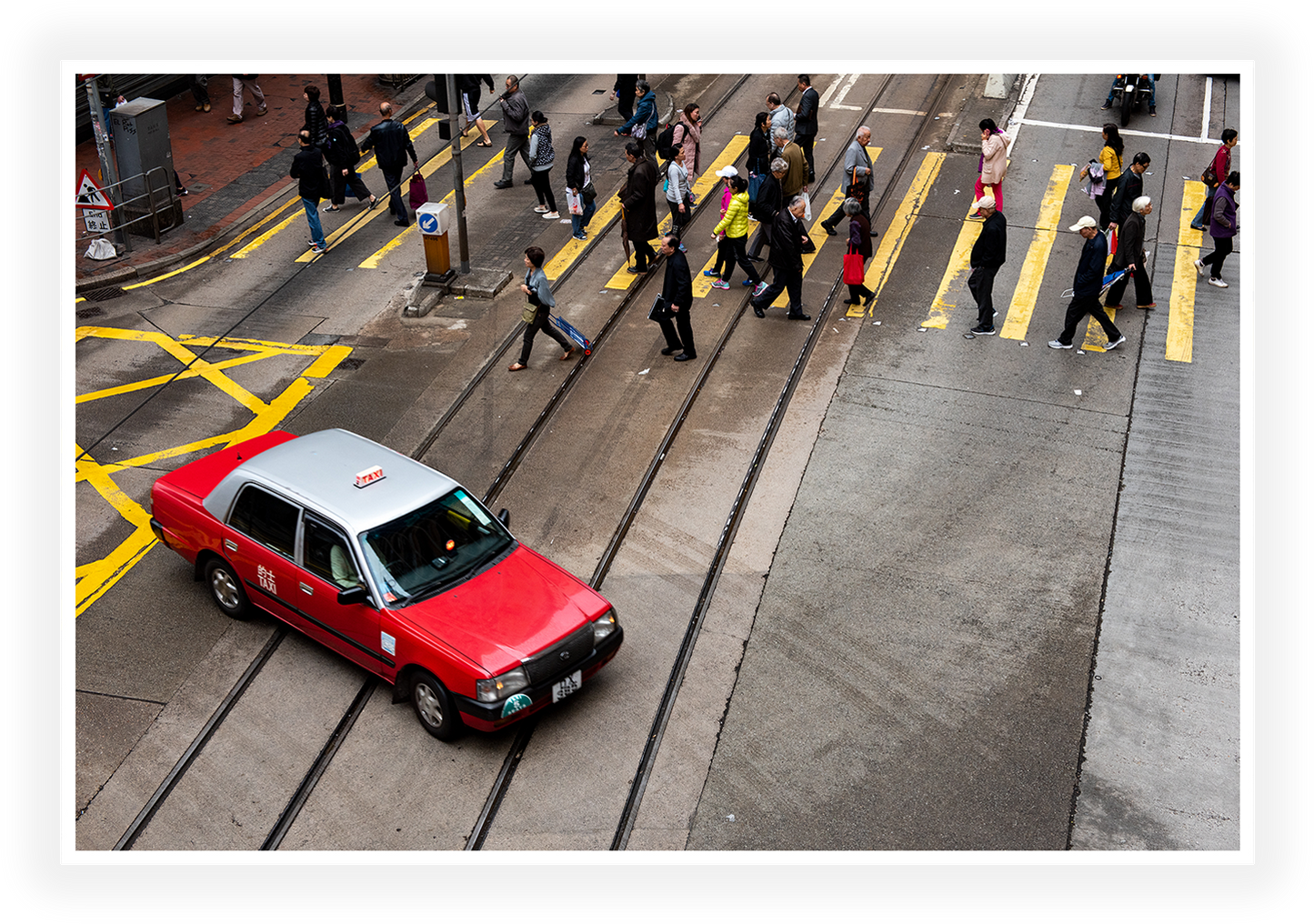 Hong Kong - Urban Motion: Hong Kong's Vibrant Taxi
